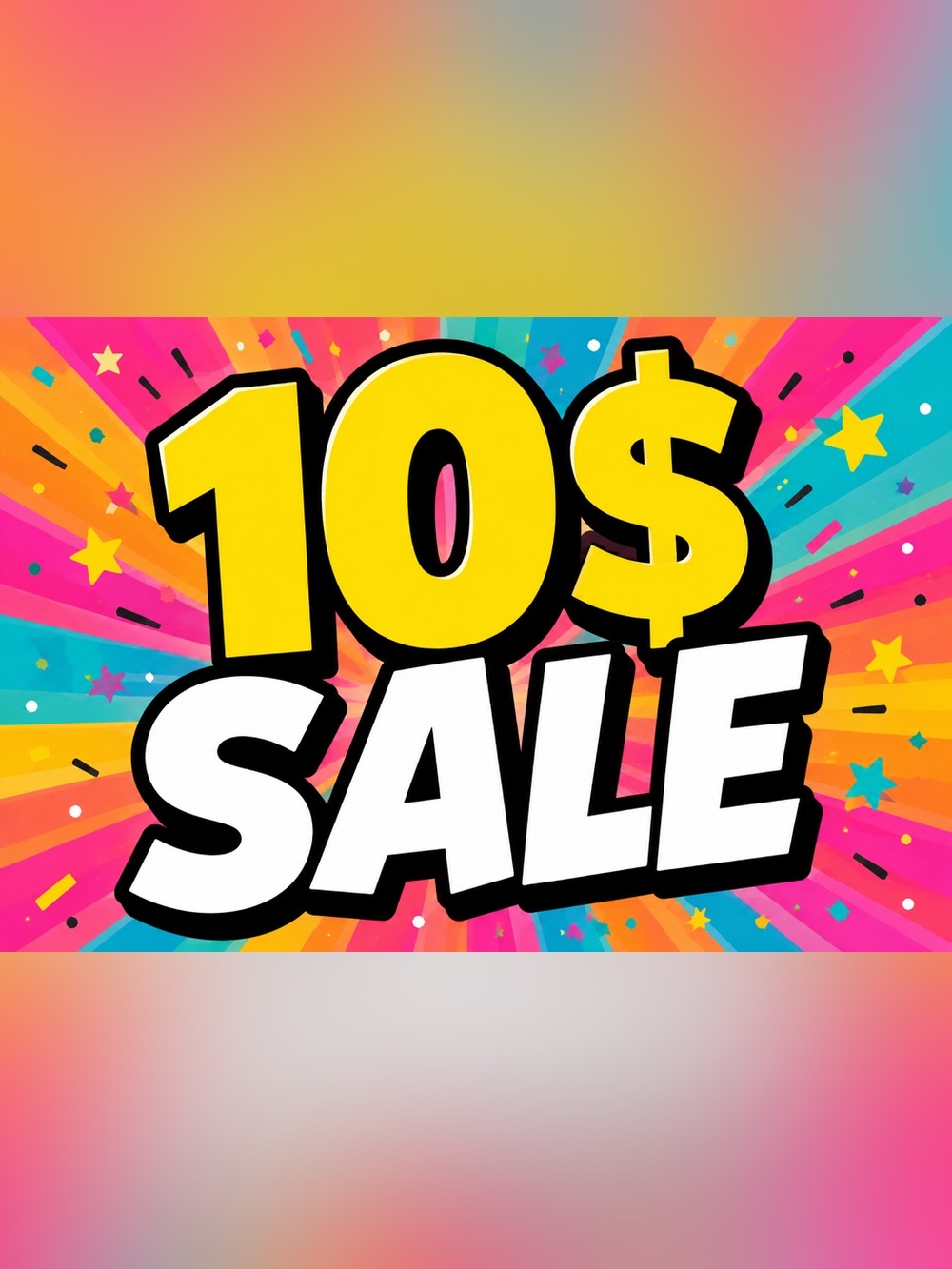 10$ SALE